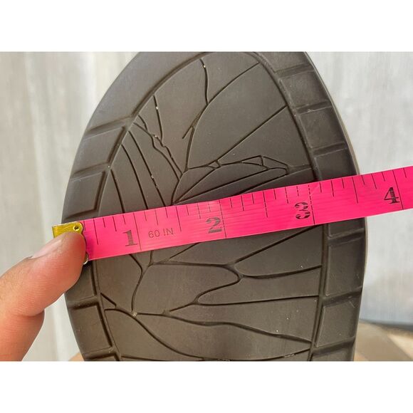 Dansko Rowan Women's 9 Brown Slingback Leather Sandal Cork Wedge Footbed Comfort - Picture 9 of 10